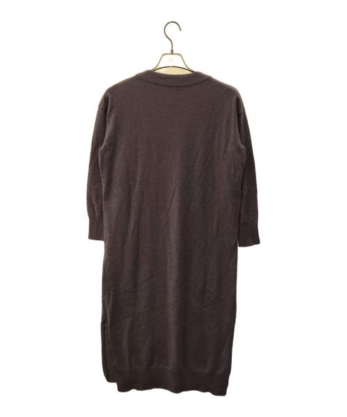 23区（ニジュウサンク）23区 (ニジュウサンク) サスティナブルウール ニットワンピース　OPWOKW0401 ベージュ サイズ:38の古着・服飾アイテム