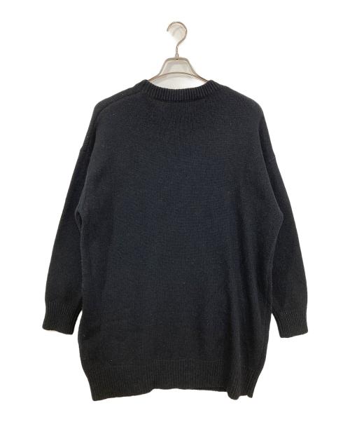 BEARDSLEY（ビアズリー）BEARDSLEY (ビアズリー) 花籠チュニックニットプルオーバー ブラック サイズ:FREEの古着・服飾アイテム