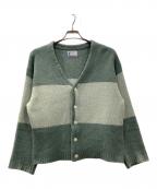 TOWN CRAFTタウンクラフト）の古着「ニットカーディガン」｜グリーン