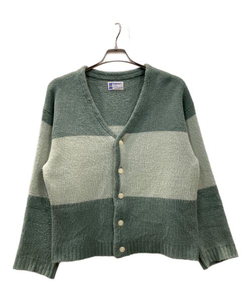 TOWN CRAFT（タウンクラフト）TOWN CRAFT (タウンクラフト) ニットカーディガン グリーン サイズ:14-16の古着・服飾アイテム