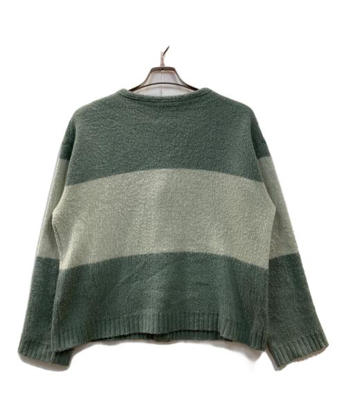 TOWN CRAFT（タウンクラフト）TOWN CRAFT (タウンクラフト) ニットカーディガン グリーン サイズ:14-16の古着・服飾アイテム