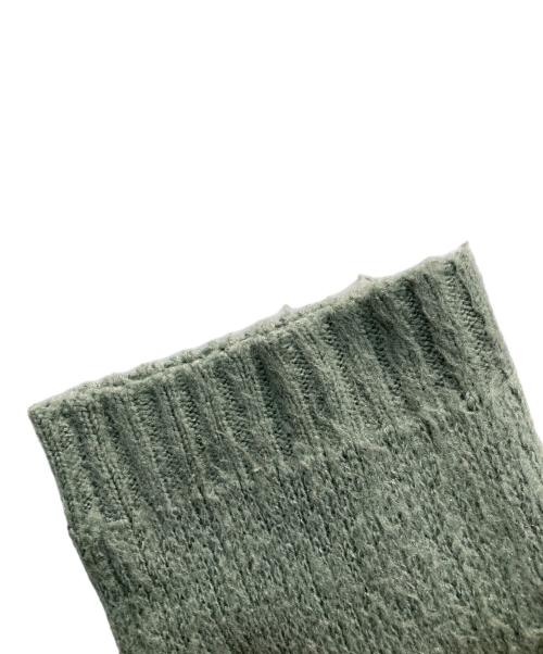 TOWN CRAFT（タウンクラフト）TOWN CRAFT (タウンクラフト) ニットカーディガン グリーン サイズ:14-16の古着・服飾アイテム