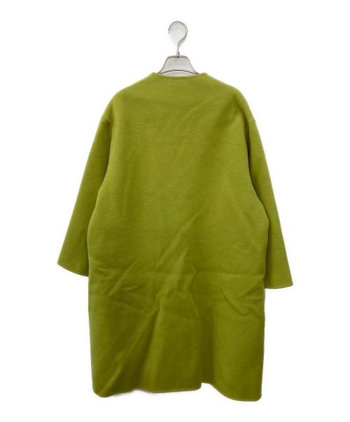 IENA（イエナ）IENA (イエナ) モッサーダブルフェイス Vネックコート グリーン サイズ:SIZE 36の古着・服飾アイテム