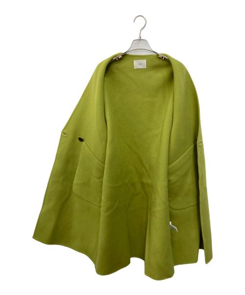IENA（イエナ）IENA (イエナ) モッサーダブルフェイス Vネックコート グリーン サイズ:SIZE 36の古着・服飾アイテム