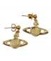 Vivienne Westwood (ヴィヴィアンウエストウッド) MINI BAS RELIEFドロップピアス ゴールド：9000円
