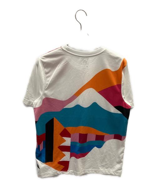 NIKE SB（ナイキエスビー）NIKE SB (ナイキエスビー) Parra (パラ) メッシュTシャツ ホワイト サイズ:Мの古着・服飾アイテム