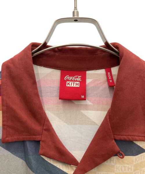 KITH（キス）KITH (キス) Coca Cola (コカコーラ) PENDLETON (ペンドルトン) オープンカラーシャツ ベージュ サイズ:Mの古着・服飾アイテム