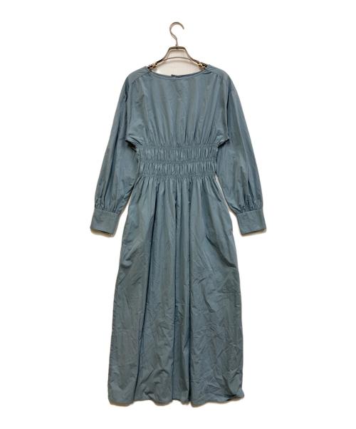 LOUNIE（ルーニー）LOUNIE (ルーニー) ロングワンピース ブルー サイズ:SIZE 38の古着・服飾アイテム