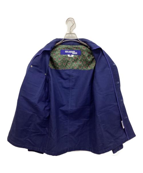 JUNYA WATANABE MAN（ジュンヤワタナベマン）JUNYA WATANABE MAN (ジュンヤワタナベマン) COMME des GARCONS (コムデギャルソン) モールスキンジャケット ブルー サイズ:XSの古着・服飾アイテム