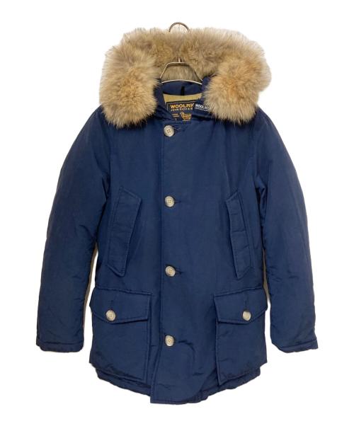 WOOLRICH（ウールリッチ）WOOLRICH (ウールリッチ) ファー付ダウンジャケット ネイビー サイズ:XSの古着・服飾アイテム