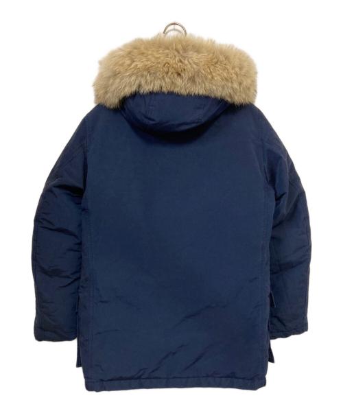 WOOLRICH（ウールリッチ）WOOLRICH (ウールリッチ) ファー付ダウンジャケット ネイビー サイズ:XSの古着・服飾アイテム