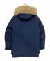 WOOLRICH (ウールリッチ) ファー付ダウンジャケット ネイビー サイズ:XS：17000円