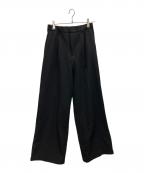 minsobiミンソビ）の古着「ドローコードワイドイージパンツ」｜ブラック