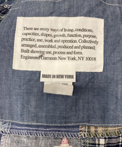 Engineered Garments（エンジニアドガーメンツ）Engineered Garments (エンジニアドガーメンツ) BEAMS PLUS (ビームスプラス) パッチワークジャケット ブルー サイズ:Мの古着・服飾アイテム