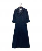 Ameriアメリ）の古着「AILOR SUSPENDER DRESS」｜ネイビー