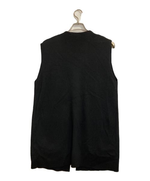 LOUNIE（ルーニー）LOUNIE (ルーニー) ファーポケットニットジレ ブラック サイズ:ＦＲＥＥの古着・服飾アイテム