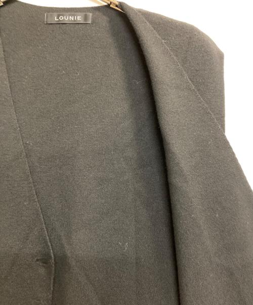 LOUNIE（ルーニー）LOUNIE (ルーニー) ファーポケットニットジレ ブラック サイズ:ＦＲＥＥの古着・服飾アイテム