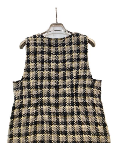 LOUNIE（ルーニー）LOUNIE (ルーニー) チェックツイードジャンパースカート マルチカラー サイズ:FREEの古着・服飾アイテム