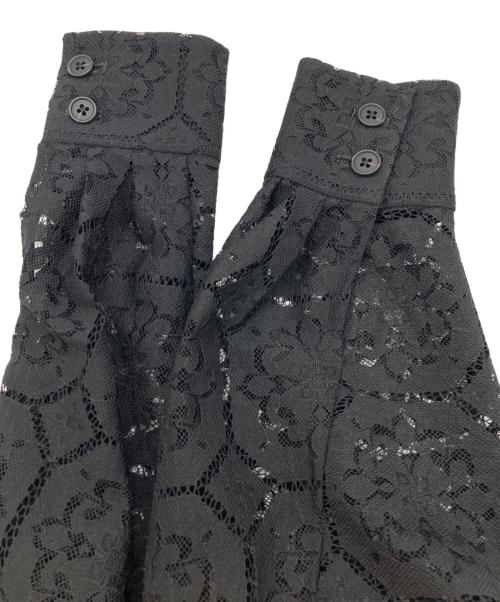 UNITED ARROWS（ユナイテッドアローズ）UNITED ARROWS (ユナイテッドアローズ) レース ドルマン ブラウス ジャケット ブラック サイズ:36の古着・服飾アイテム