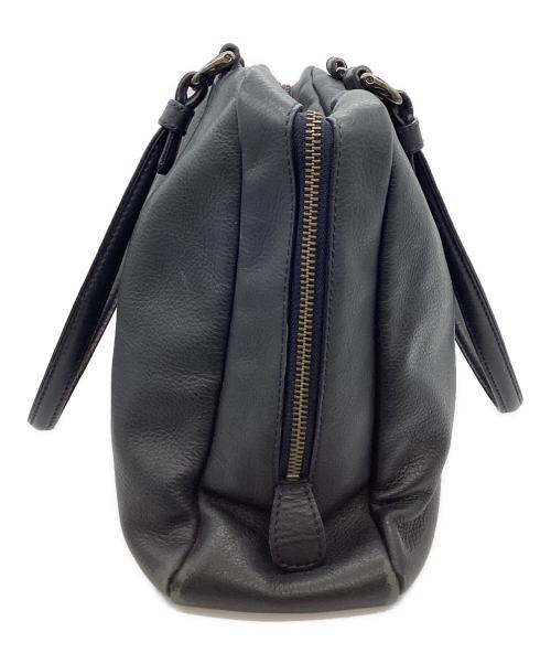 土屋鞄（ツチヤカバン）土屋鞄 (ツチヤカバン) レザーバッグ ネイビーの古着・服飾アイテム