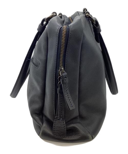 土屋鞄（ツチヤカバン）土屋鞄 (ツチヤカバン) レザーバッグ ネイビーの古着・服飾アイテム