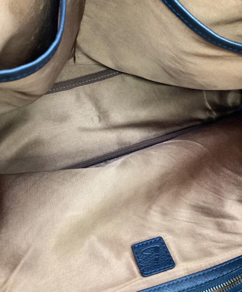 土屋鞄（ツチヤカバン）土屋鞄 (ツチヤカバン) レザーバッグ ネイビーの古着・服飾アイテム