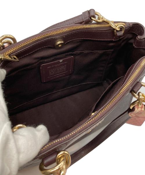 COACH（コーチ）COACH (コーチ) 2WAYバッグ ブラウンの古着・服飾アイテム