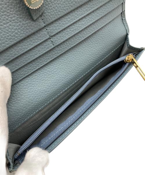 LANVIN COLLECTION（ランバンコレクション）LANVIN COLLECTION (ランバンコレクション) 長財布 ブルーの古着・服飾アイテム