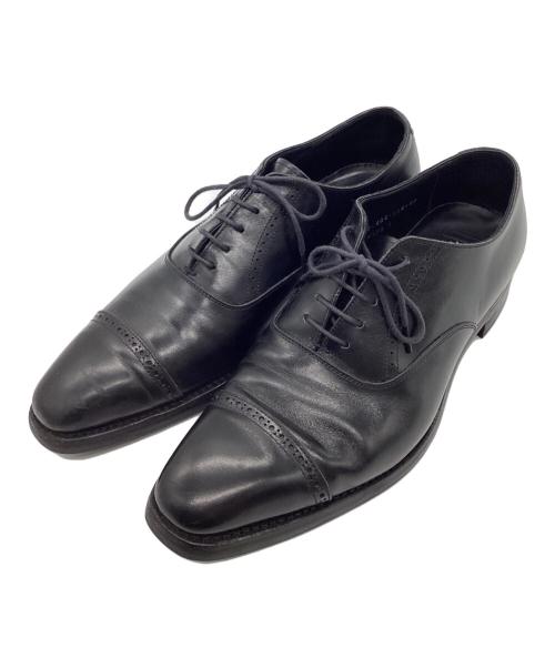 三陽山長（サンヨウヤマチョウ）三陽山長 (サンヨウヤマチョウ) ストレートチップシューズ ブラック サイズ:8の古着・服飾アイテム