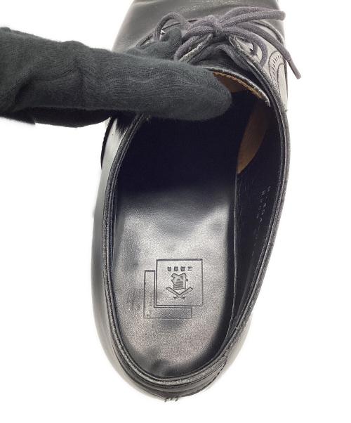 三陽山長（サンヨウヤマチョウ）三陽山長 (サンヨウヤマチョウ) ストレートチップシューズ ブラック サイズ:8の古着・服飾アイテム