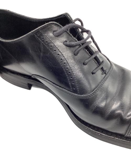 三陽山長（サンヨウヤマチョウ）三陽山長 (サンヨウヤマチョウ) ストレートチップシューズ ブラック サイズ:8の古着・服飾アイテム