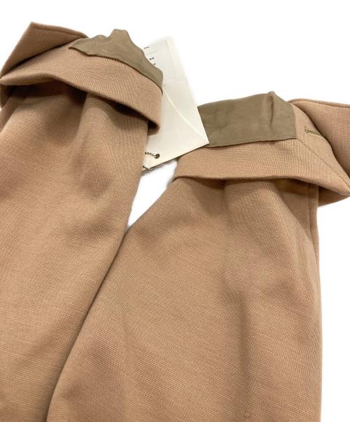 TARO HORIUCHI（タロウホリウチ）TARO HORIUCHI (タロウホリウチ) ノーカラージャケット ベージュ サイズ:2の古着・服飾アイテム