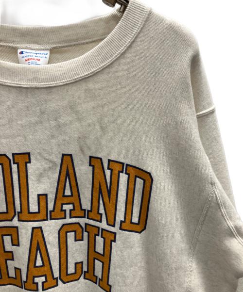 Champion REVERSE WEAVE（チャンピオン リバース ウィーブ）Champion REVERSE WEAVE (チャンピオン リバース ウィーブ) スウェット ベージュ サイズ:Мの古着・服飾アイテム