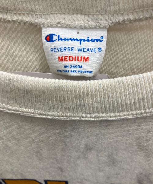 Champion REVERSE WEAVE（チャンピオン リバース ウィーブ）Champion REVERSE WEAVE (チャンピオン リバース ウィーブ) スウェット ベージュ サイズ:Мの古着・服飾アイテム