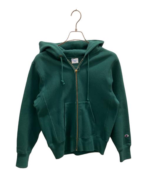Champion REVERSE WEAVE（チャンピオン リバース ウィーブ）Champion REVERSE WEAVE (チャンピオン リバース ウィーブ) パーカー グリーン サイズ:Ｌ 未使用品の古着・服飾アイテム