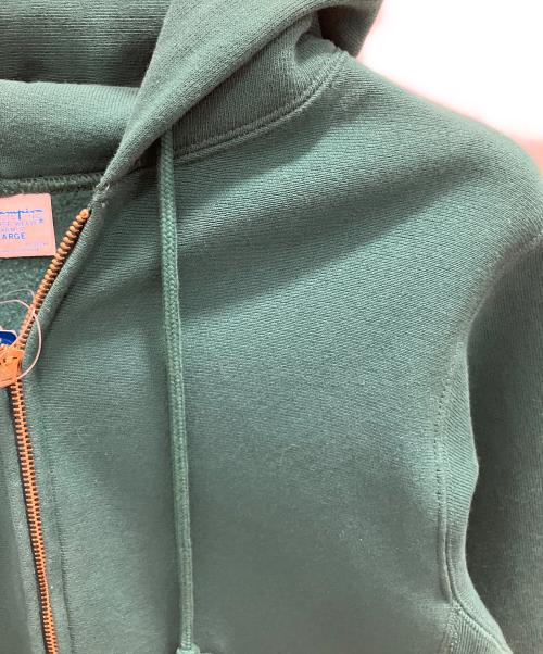 Champion REVERSE WEAVE（チャンピオン リバース ウィーブ）Champion REVERSE WEAVE (チャンピオン リバース ウィーブ) パーカー グリーン サイズ:Ｌ 未使用品の古着・服飾アイテム