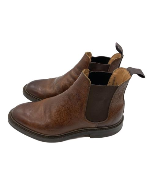Crockett & Jones（クロケット＆ジョーンズ）Crockett & Jones (クロケット＆ジョーンズ) CHELSEA 12 サイドゴアブーツューズ ブラウン サイズ:5 1/2 Eの古着・服飾アイテム