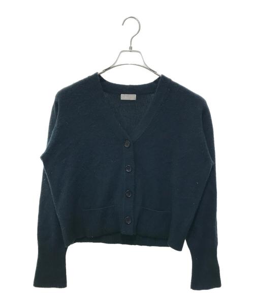MARGARET HOWELL（マーガレットハウエル）MARGARET HOWELL (マーガレットハウエル) ウール×カシミヤカーディガン　578-1264004　 ネイビー サイズ:2の古着・服飾アイテム