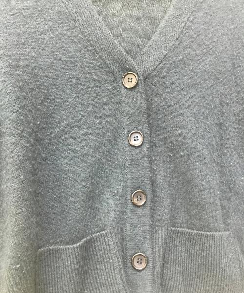 MARGARET HOWELL（マーガレットハウエル）MARGARET HOWELL (マーガレットハウエル) ウール×カシミヤカーディガン　578-1264004　 ネイビー サイズ:2の古着・服飾アイテム