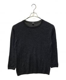 MARGARET HOWELL（マーガレットハウエル）の古着「カシミヤニット　589-3163002」｜グレー