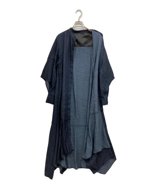 LE PHIL（ル フィル）LE PHIL (ル フィル) ハンカチーフヘムシャツワンピース デニムの古着・服飾アイテム