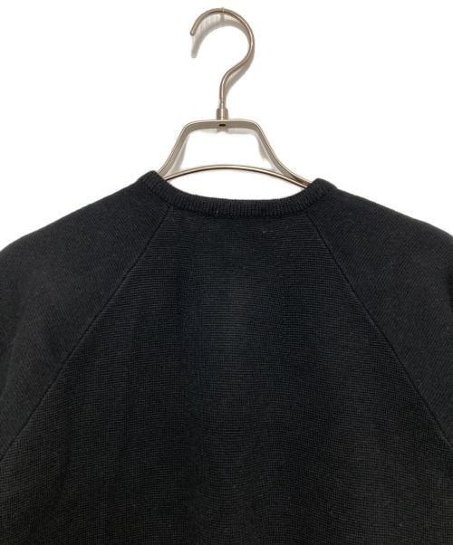 BALLSEY（ボールジィ）BALLSEY (ボールジィ) ミラノリブ ファーポケットカーディガン ブラック サイズ:Sの古着・服飾アイテム