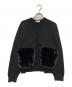 BALLSEY（ボールジィ）の古着「ミラノリブ ファーポケットカーディガン」｜ブラック