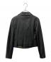 VINCE (ヴィンス) レザーライダースジャケット ブラック サイズ:XS：10000円
