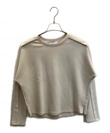 YONFA（ヨンファ）の古着「フラッシースリットスリーブティー」｜アイボリー