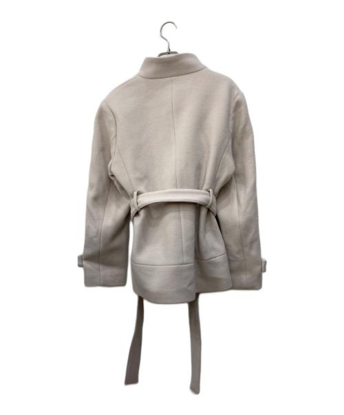 HER LIP TO（ハーリップトゥ）HER LIP TO (ハーリップトゥ) Viana Wool Short Coat アイボリー サイズ:Mの古着・服飾アイテム