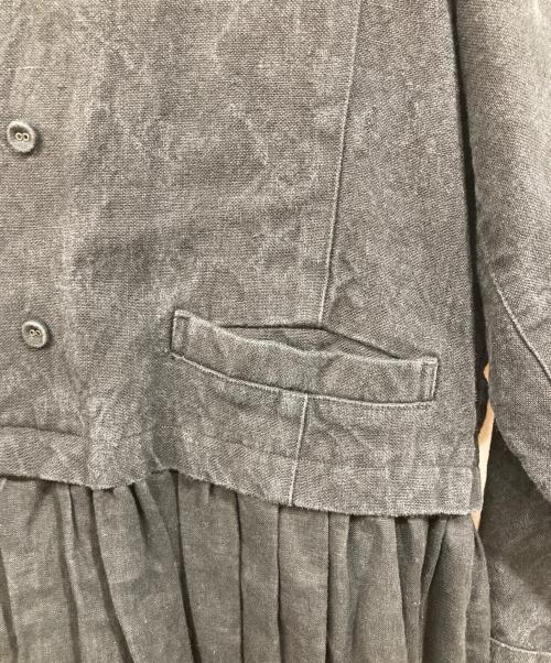 nest Robe（ネストローブ）nest Robe (ネストローブ) 切替ワンピース ブラック サイズ:FERRの古着・服飾アイテム