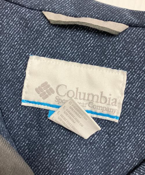 Columbia（コロンビア）Columbia (コロンビア) デクルーズサミットパターンドジャケット ブルー サイズ:Lの古着・服飾アイテム