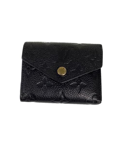 LOUIS VUITTON（ルイ ヴィトン）LOUIS VUITTON (ルイ ヴィトン) ポルトフォイユ･ゾエ モノグラム・アンプラント ウォレット / 財布 ブラックの古着・服飾アイテム