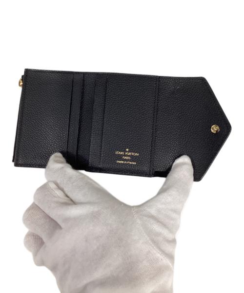 LOUIS VUITTON（ルイ ヴィトン）LOUIS VUITTON (ルイ ヴィトン) ポルトフォイユ･ゾエ モノグラム・アンプラント ウォレット / 財布 ブラックの古着・服飾アイテム